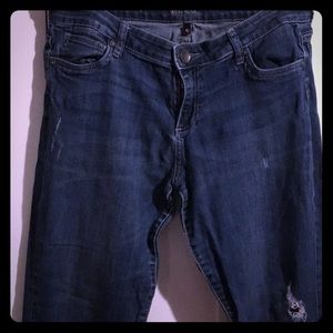 KUT distressed  boyfriend jeans